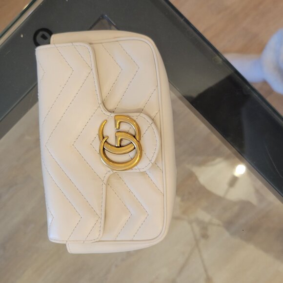 Gucci Marmont Super Mini - White - Picture 12 of 13